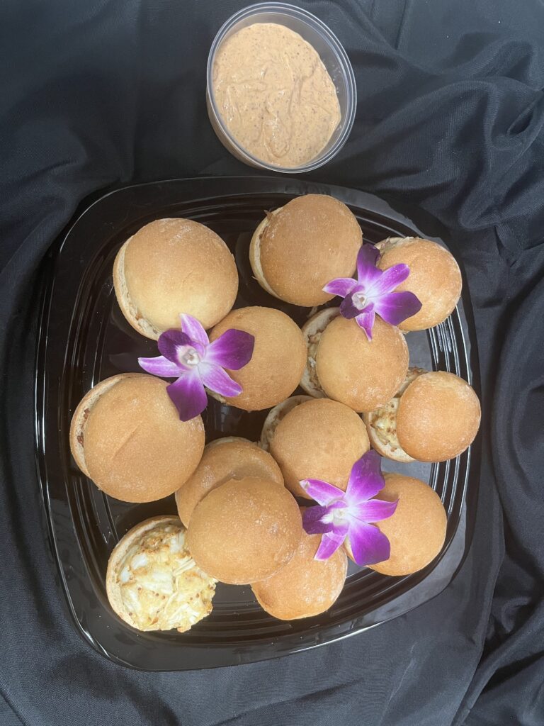 Crab Cake Slider Platter